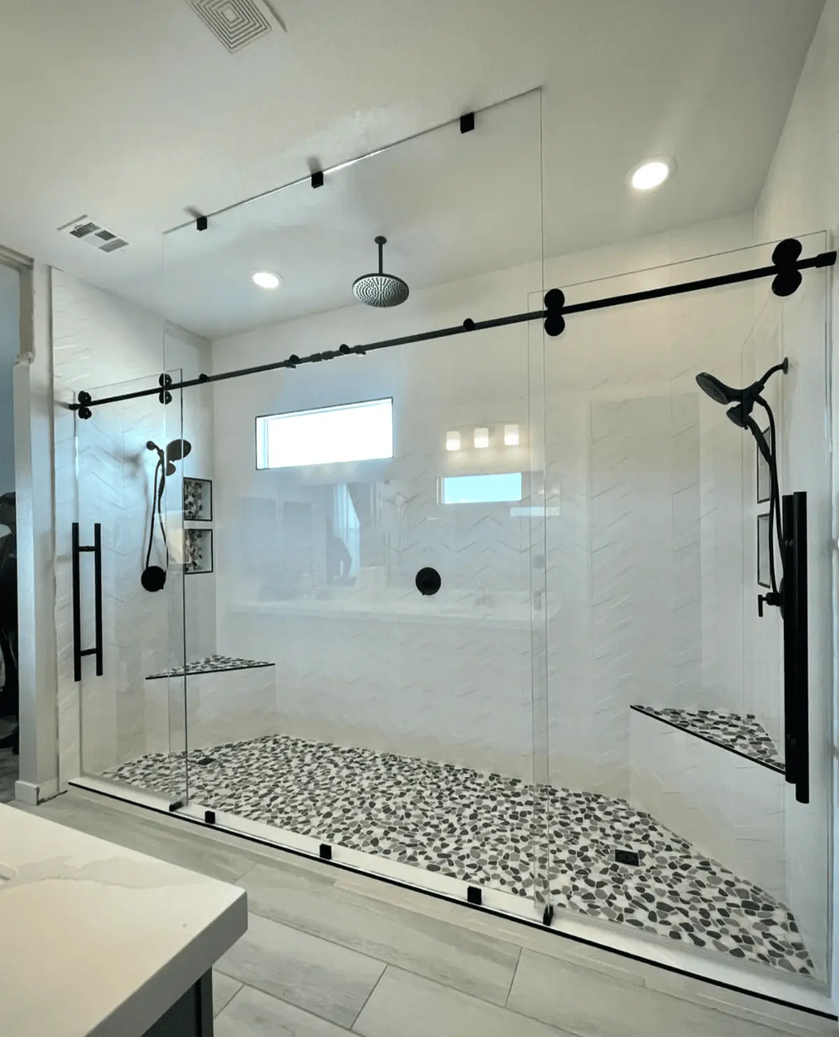 Professional shower door installation in Enterprise, Nevada by Baja Glass