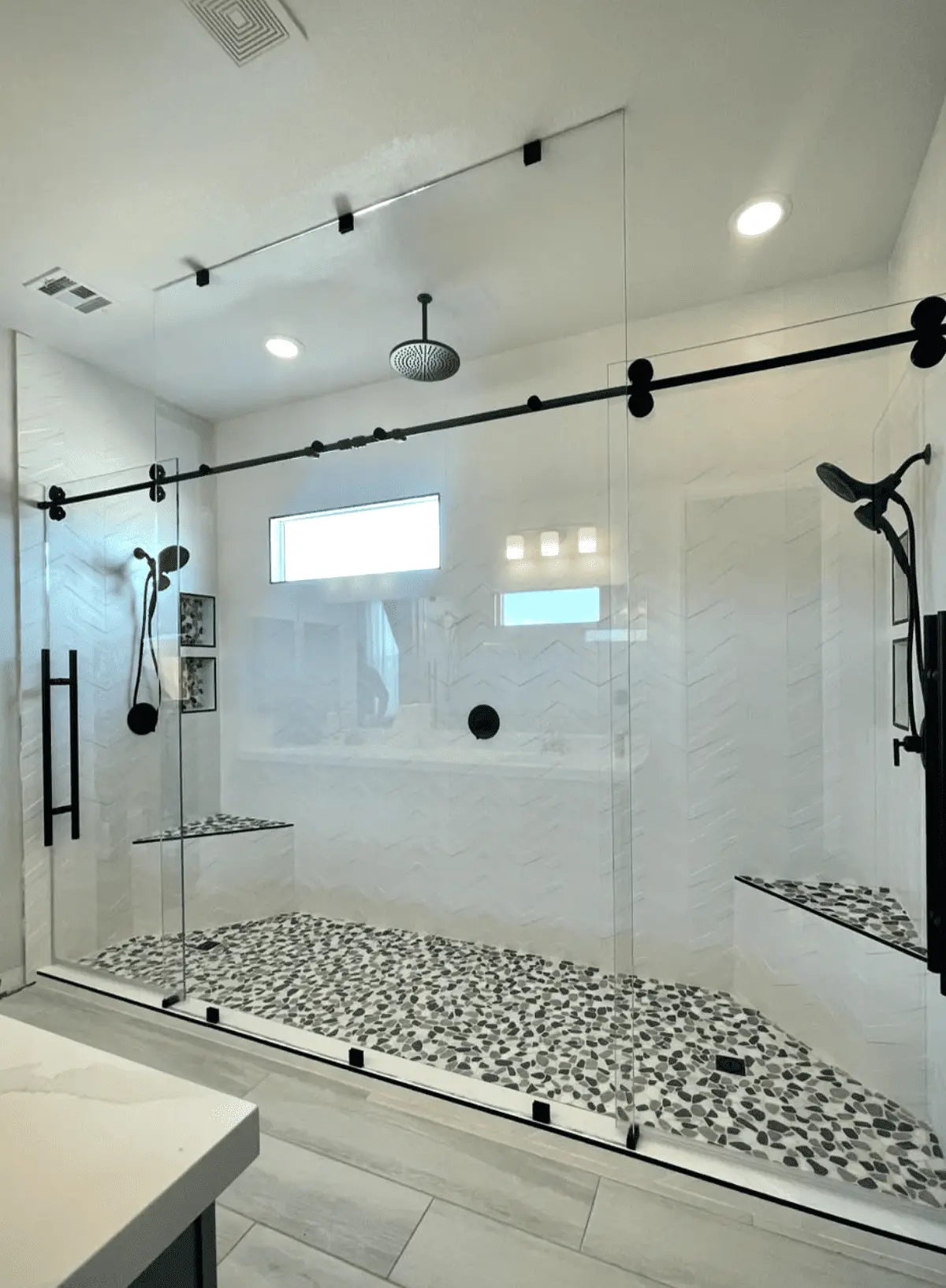Professional shower door installation in Enterprise, Nevada by Baja Glass