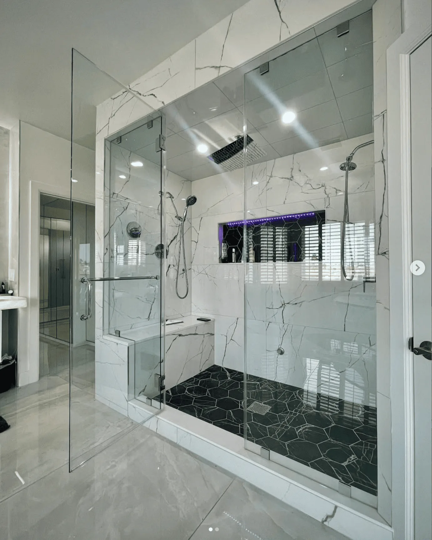 Custom steam shower enclosure