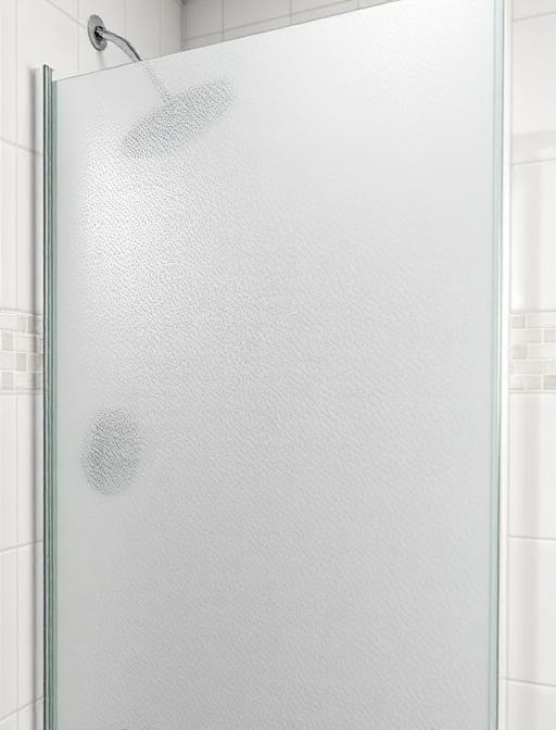 Frosted Glass shower door panel